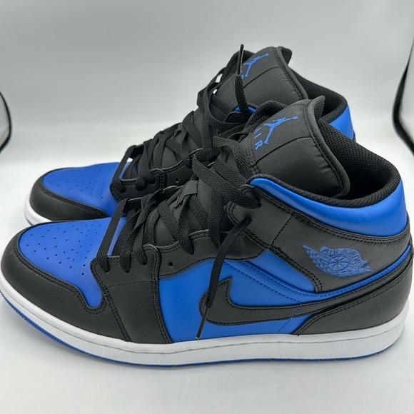 Jordan Other - Air Jordan 1 Mid Blue and Black Men’s Size 13 Brand New